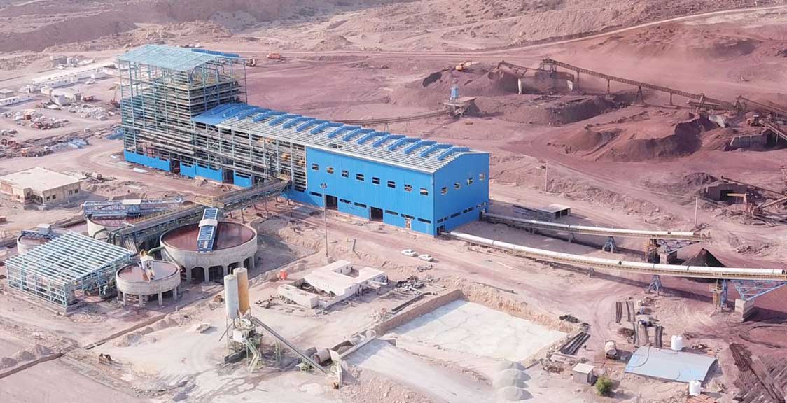 Iron Ore Concentrate Plant in REZVAN Mine